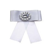 Schleife - Uni mit runder Strass - Fox by Ren